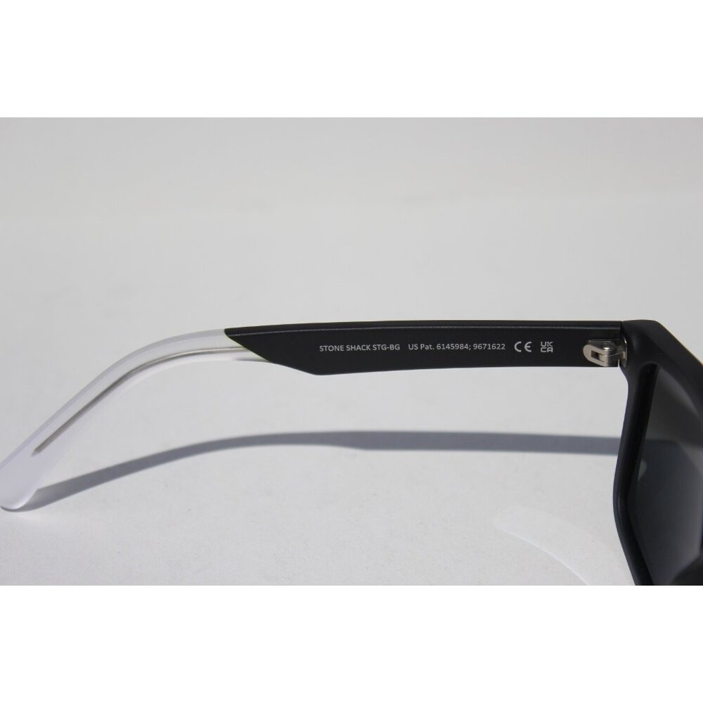 MAUI JIM Stone Shack POLARIZED Sunglasses 862-02 Black Crystal/Gray NEW Italy - Picture 8 of 11